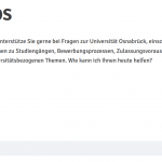 ask.UOS – der neue, intelligente Begleiter für Fragen zum Universitätsleben